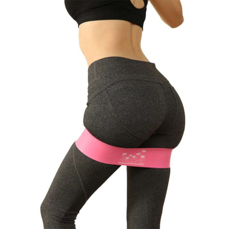 Эспандеры для фитнеса, натуральные латексные ленты для тренировок, бедер, эластичные ленты, петля для фитнеса, йоги, упражнений, тренировок