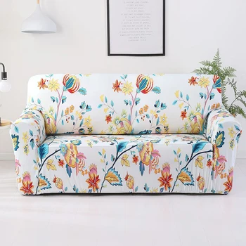 

Printed non-slip Elastic Sofa Cover all-inclusive Stretch Polyester Sofa Covers For 1/2/3/4 Couch Cover