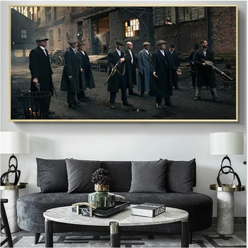 

Peaky Blinders Cillian Murphy TV Show Movie Canvas Painting Posters and Prints Wall Art for Living Room Home Decor Cuadros