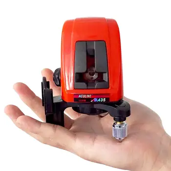 AK435 Mini Laser Level 360 Degree Self-leveling Cross Laser Leveler Laser Line 2 Line 1 Dot Vertical Horizonatal Tools