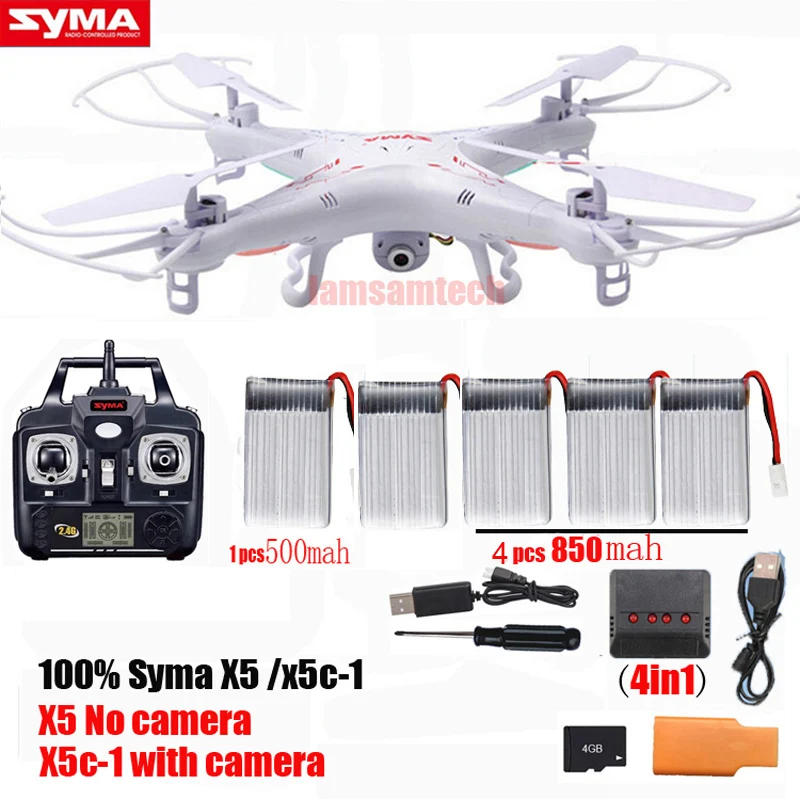 Original Syma X5C/RC Quadcopter Drone Com Câmera ou Syma x5c-1 X5 rc dron helicóptero sem câmera