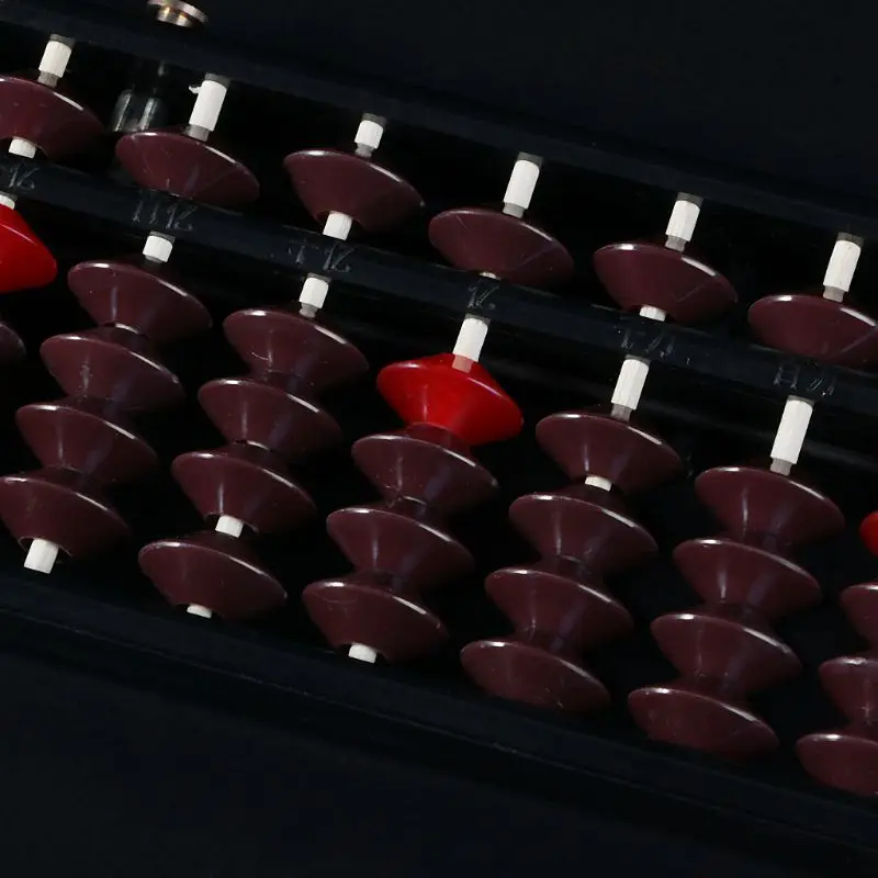 New Upgraded Portable Japanese 13 Column Abacus Arithmetic Soroban School Math Learning Tool Educational Math Toys Y4UD 6