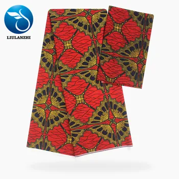 

LIULANZHI African Blouse chiffon fabric for sewing 2019 Newest Prints Wax Ankara Chiffon Laces ML9X53-69