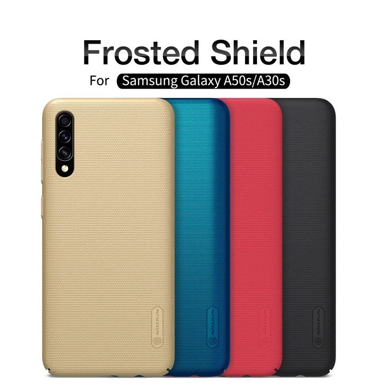 

Case For Samsung Galaxy A50S A30S NILLKIN Super Frosted Shield Matte PC Back Cover Case for Samsung A50S A30S gift phone holder