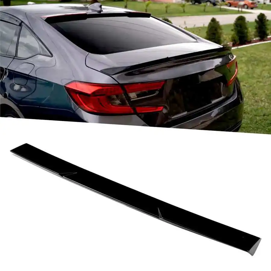 Glossy Black Rear Window Roof Spoiler Refit for JDM V Style Fits for