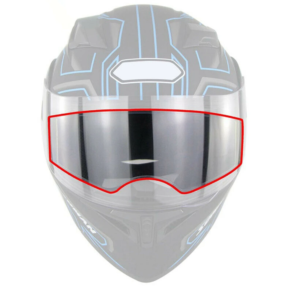 

Clear Safe Practical Lens Visor Accessories Durable Motorbike Helmet Adhesive Anti Fog Transparency Film Sticker Easy Install