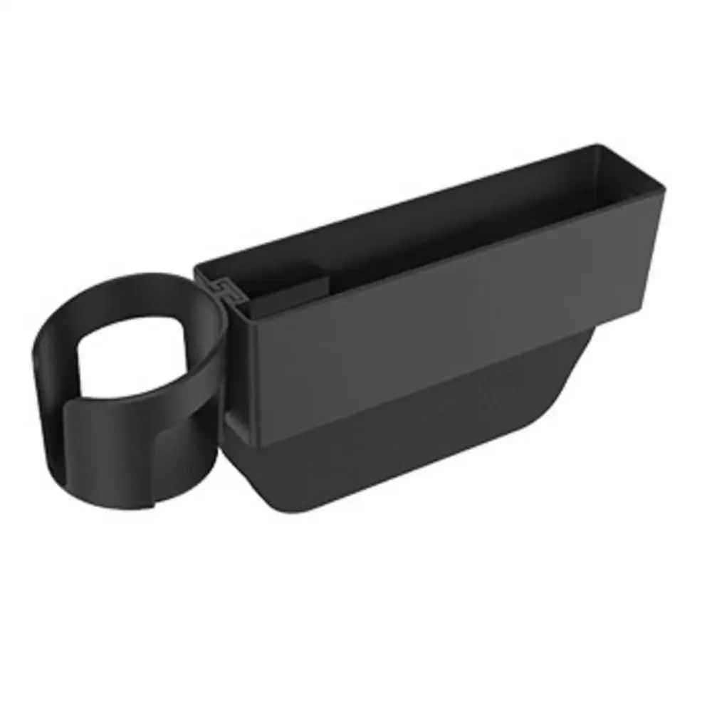 Автомобильные принадлежности со-pilot слот для сиденья стакан для хранения держатель пластиковый автомобильный держатель чашки хранение мобильных телефонов коробка - Название цвета: black