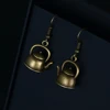 Trendy Vintage Bronze Kettle Shape Dangle Earrings for Women Girl Retro Drop Earrings Cute Small Object Earring Jewelry Bijoux ► Photo 2/4
