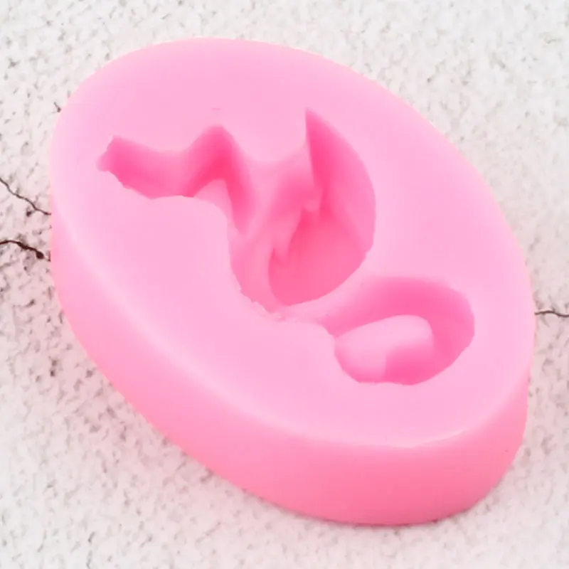 3D Flamingos Silicone Molds DIY Party Cake Decorating Tools Cupcake Topper Fondant Mould Candy Clay Chocolate Gumpaste Moulds