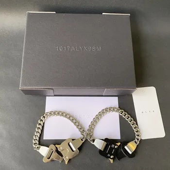 

ALYX RIVER LINK BRACELETS 2020 Men Women Titanium Stainless Steel 1017 ALYX 9SM Bracelet Metal Buckle