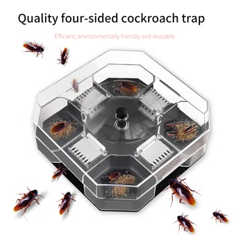 

Home Effective Cockroach Traps Box Reusable Cockroach Bug Roach Catcher Cockroach Killer Bait Traps Pesticide For Home Office