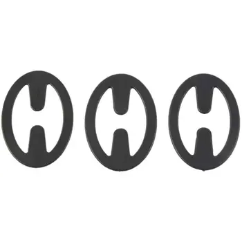 

3 Pcs Oval Shape Perfect Adjustable Bra Strap Clip Cleavage Control Black