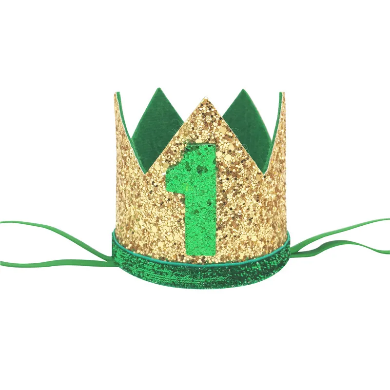 Birthday Crown Headband Baby Shower Kids Party Decoration 1pcs Jungle Safari Theme 123456 Birthday Crown hat