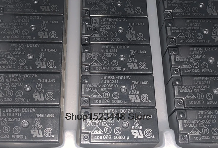 5 шт./лот новый импортный оригинальный JW1FSN-DC12V AJW4211 JW1FSN DC12V реле 12v 10A 250V pin5 |