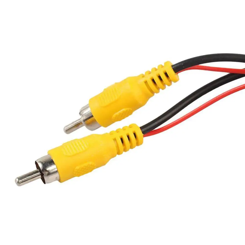 12 м/15 м/20 м автомобильный аудиокабель RCA AUX мощность видео адаптер камера удлинитель провода заднего вида