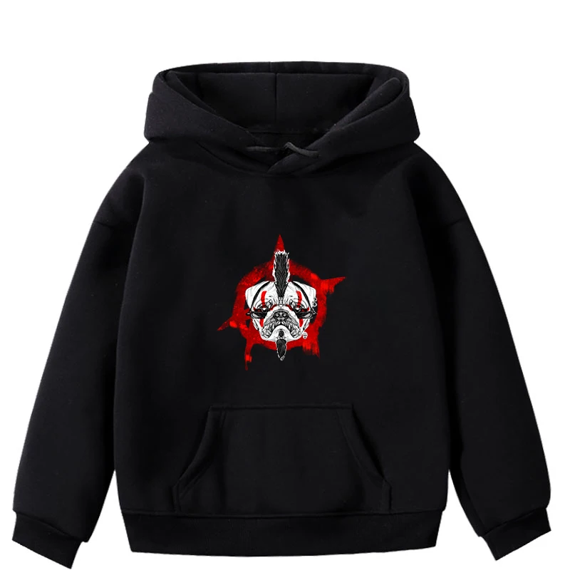 Dog Print Winter Girls Hoodies Toddler Kids Boy Girl Hooded Cartoon Hoodie Baby Sweatshirt Tops Clothes Roupa Infantil - Цвет: Hoodies 8