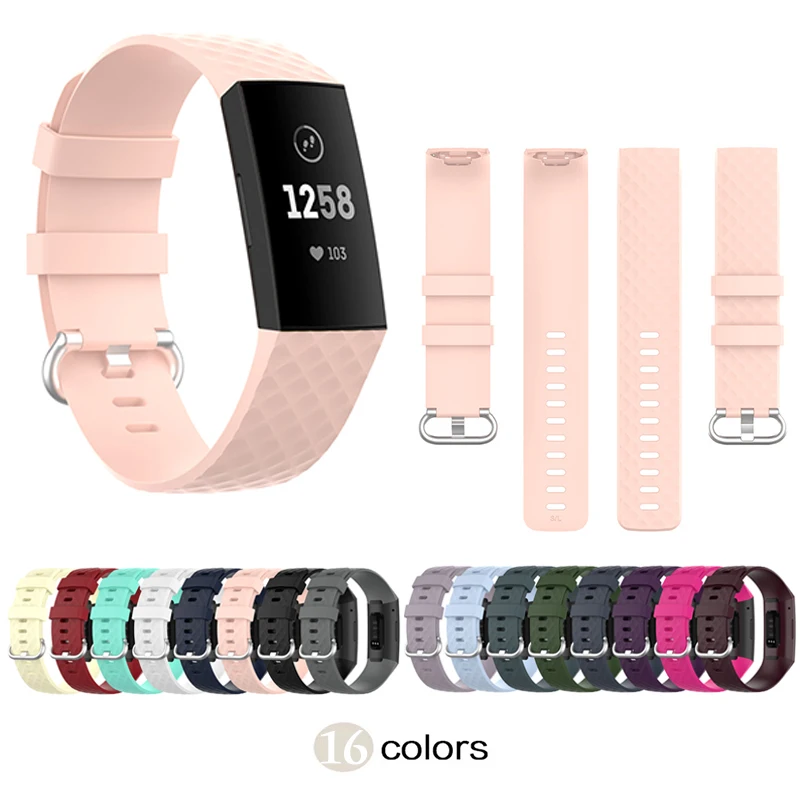 Высококачественный ремешок для часов Fitbit Charge 4 спортивные ремешки силиконовый
