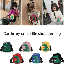 Лидер продаж, кошельки для монет, Классическая изящная мультяшная милая сумка-мессенджер из крокодиловой кожи, сумка, Детский кошелек из вельвета, сумка на плечо