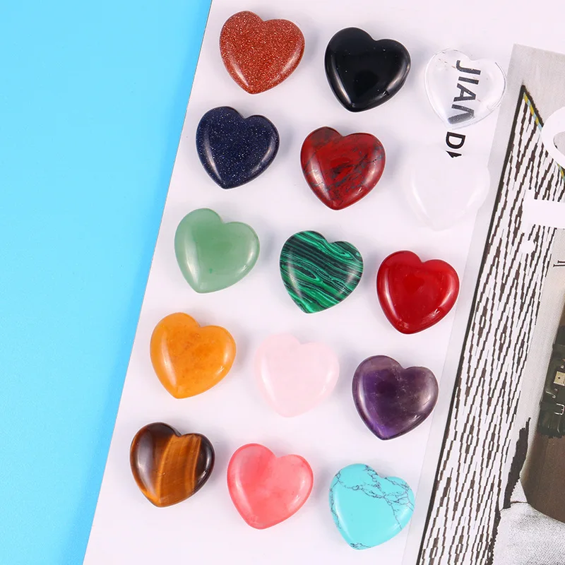 Natural Stone Non-porous 20*8mm Amethyst Rose Quartz Tiger's Eye  Agate Opal Yoga Healing Decoration