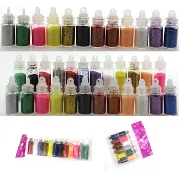 

best Nail Glitter Shiny Matte Shell colorful Nail Art Pigment Dust Powder Manicure Nail Decorations c56
