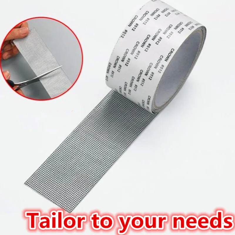 New Anti-Insect Mosquito Mesh Strong Self Adhesive Window Screen Repair Tape Window Net Screen Repair Patch Covering Up Holes window screen repair tape,anti mosquito screens,mosquito gauze mesh,window screen