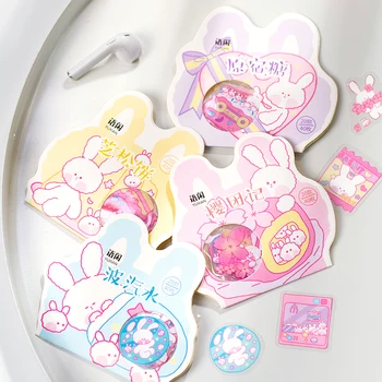 

New Bobo rabbit PET sticker Scrapbooking Decoration label 1 lot = 16 packs Wholesale