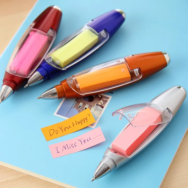 free shipping note pen Advertising pen customize notes on paper notes can print logo ballpoint pens haile 200 400 sheets pack colorful stickers tabs page markers paper index bookmark notepad sticky notes school office stationery