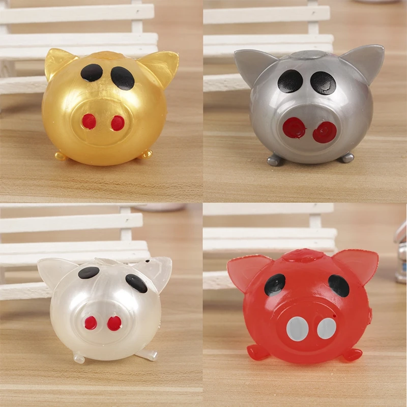 Игрушки Jello в виде свиньи для снятия стресса симпатичные игрушки водяные шарики