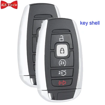 

KEYECU 2pcs for Lincoln Continenta*l MKC MKZ Navigator Remote Car Key Shell Case Fob Housing Cover for M3N-A2C94078000