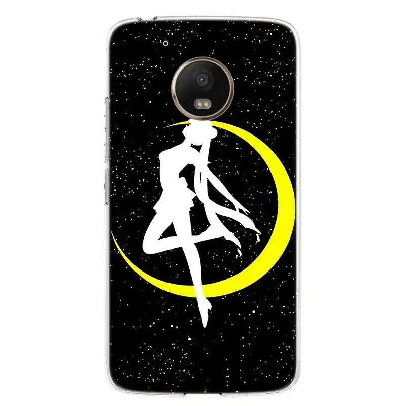 TW007-9 Чехол для телефона с милым солдатом Сейлор Мун для Motorola Moto G7 G6 G5S G5 E4 Plus G4 E5 Play power EU Подарочный чехол с рисунком - Цвет: TW007-9