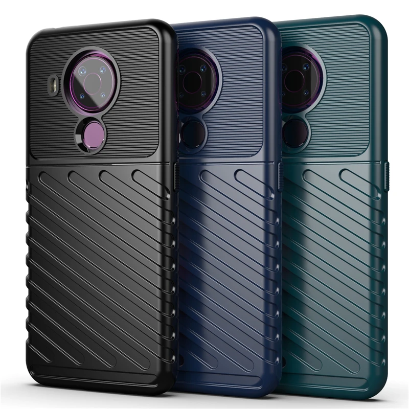 For Nokia 5.4 Case Cover Shockproof Bumper Soft Rubber Armor Rugged