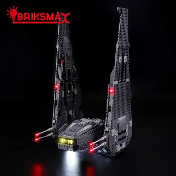 

BriksMax Light Kit For Kylo Ren' s Command Shuttle Lighting Set Compatible With 75104 (NOT Include The Model)