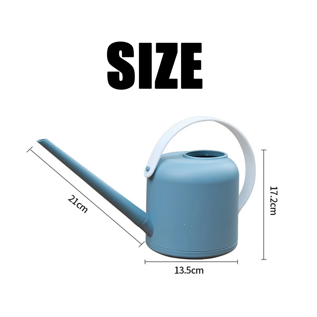 Vintage 1800ml Home Garden Watering Can Long Spout Watering Pot Small Watering Kettle With Handle for Planting Flower 