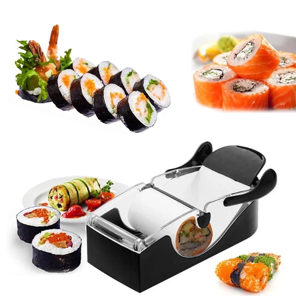 Magic Rice Mold Sushi Maker Roller Machine DIY Japanese Bento Vegetable Meat Sushi Rolling Tool Kitchen Gadgets Accessories_voghion.com