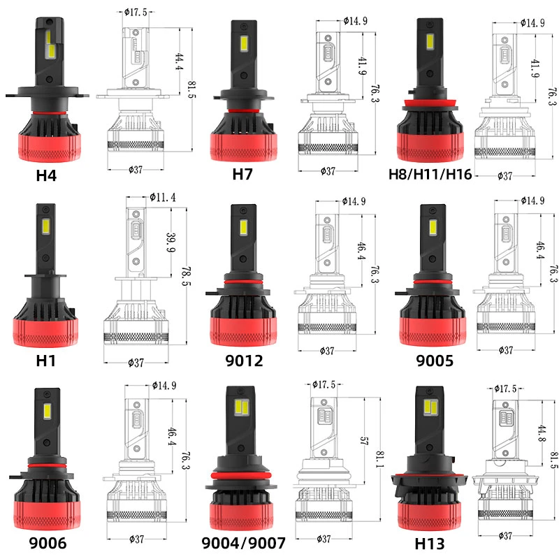 F5 110W H7 H4 Led Canbus 10000LM высокое Мощность фар H1 H8 H11 H16 9005 Hb3 Hb4 9012 H13 9007 Светодиодная лампа
