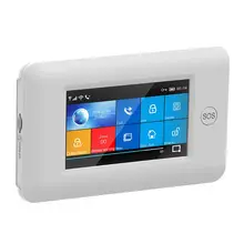 1 комплект беспроводной домашней безопасности Wi-Fi GSM GPRS Сигнализация приложение дистанционное управление RFID карта Arm Комплект с красочным экраном