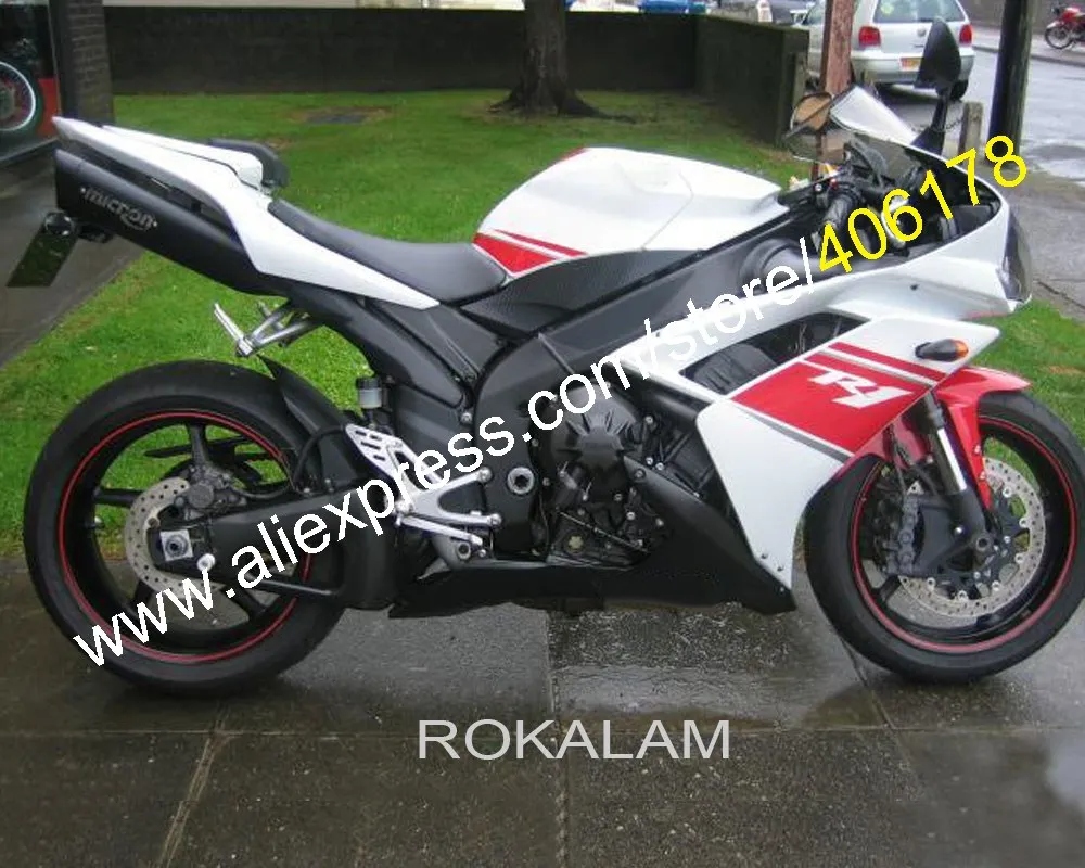Обтекатель из АБС-пластика для Yamaha YZFR1 2007 2008 YZF R1 YZF1000R 07 08 белый красный черный