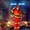 Halloween Cosplay Kids Firefighter Uniform Children Sam Fireman Role Play Work Clothing Suit Boy Girl Performance Party Costumes ► Photo 2/6