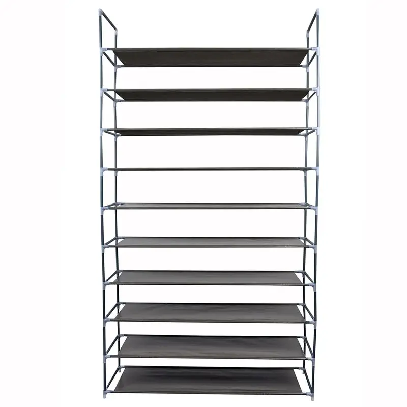 

New Household assembly Easy shoe cabinet - gray 10 layers
