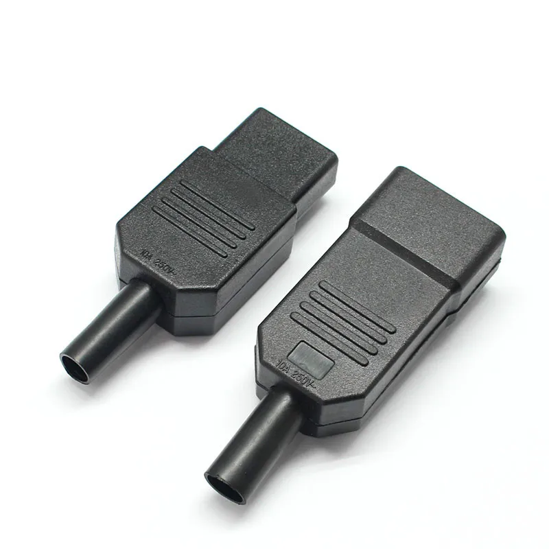 Электрическая розетка переменного тока IEC320 C14 3 контактный красный светодиодный