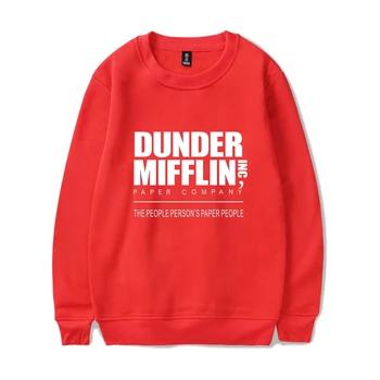 

Street Fashion Pullover Men Women O-Neck Pullover The Office TV Show Dunder Mifflin Sweatshirts Autumn Long Sleeve Sweatshirts
