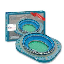 Estadio Azul футбольный стадион 3D Бумага DIY Головоломка 3421 модель Обучающие комплекты игрушек дети мальчик подарок игрушка