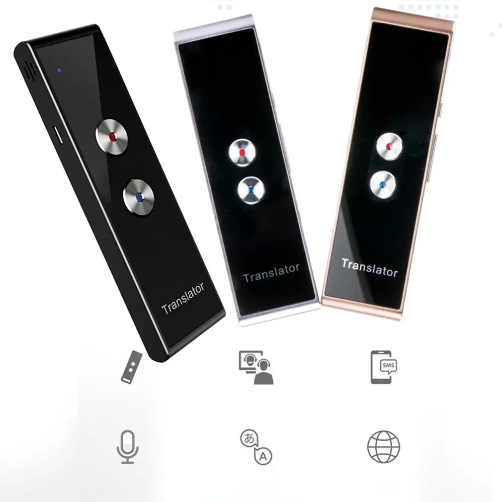 Hot T8+ Global Multilingual Translator Simultaneous Intelligent Translator Supports Voice Camera Function