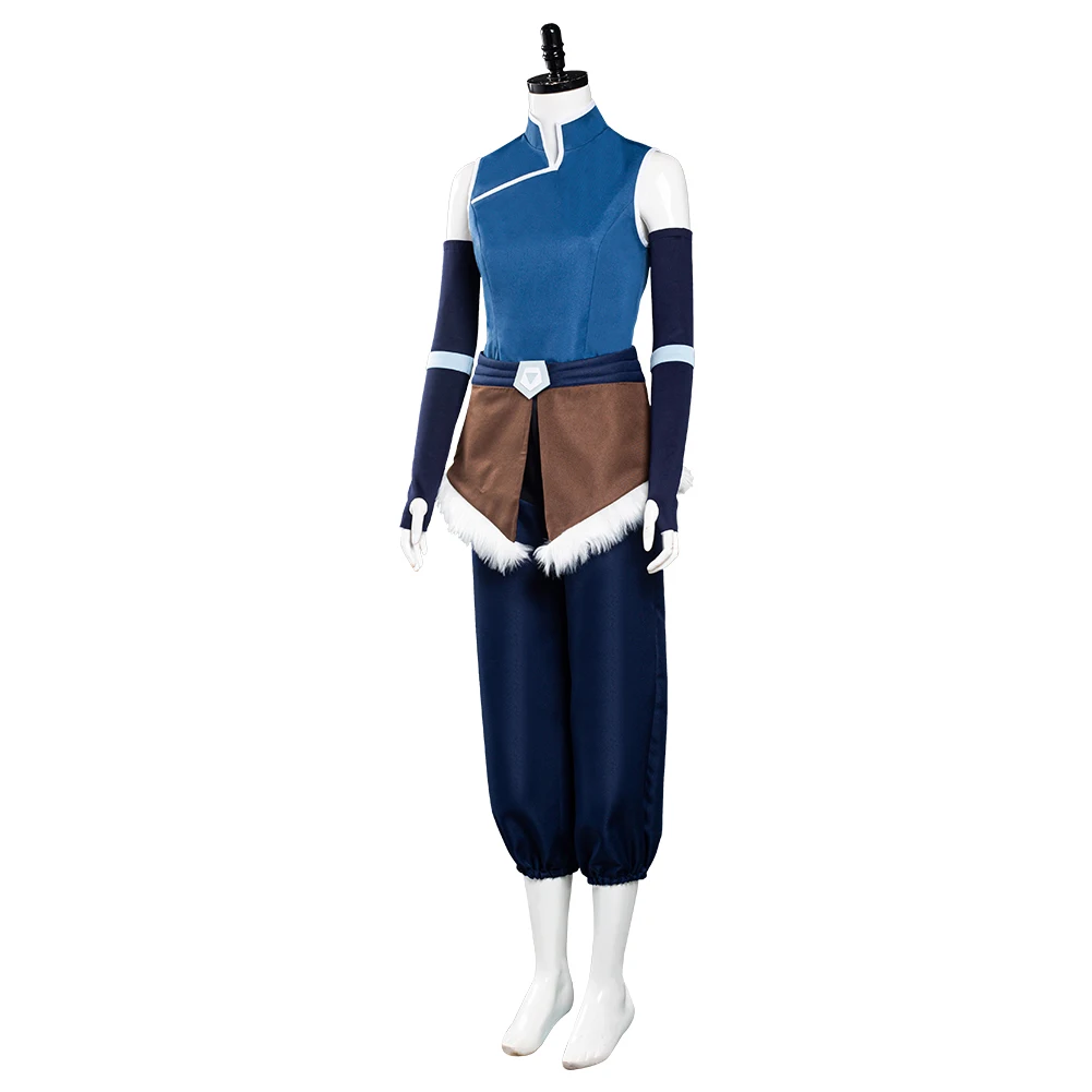 Anime Die Legende von Saison 4 Korra Cosplay Kostüm Top Hose Outfits  Halloween Karneval Anzug Weihnachten