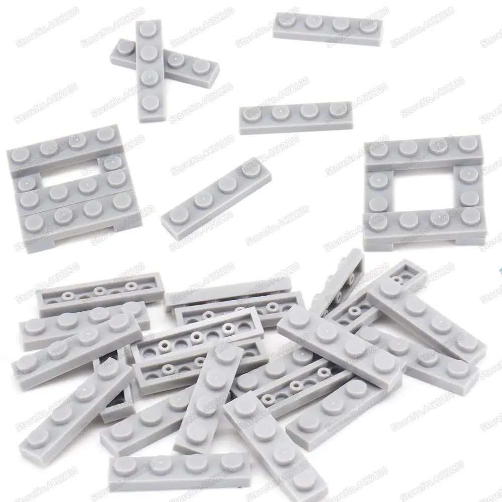 

Accessories Plate 1x4 Building Block Creator Moc Military WW2 Technology Weapons Figures Assemble Model Child Christmas Gift Toy
