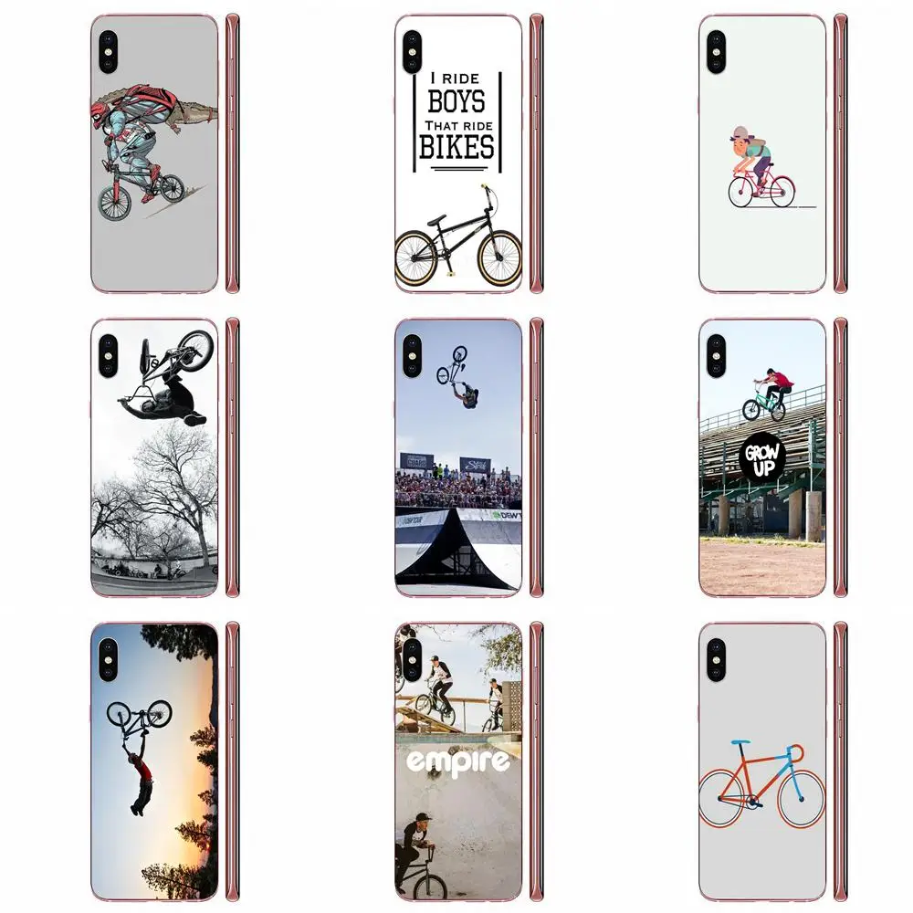 Чехол из ТПУ для Xiaomi Redmi Note 8 8A 8T 10 K30 Pro Motorola G G2 G3 G4 G5 G6 G7 Plus экстремальный спорт Bmx