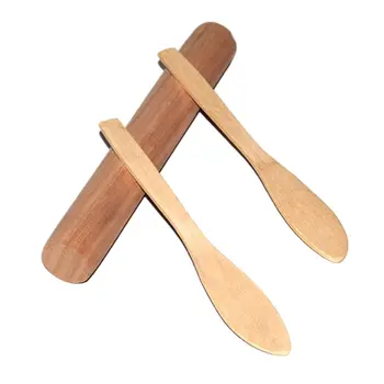 

3 Pcs Natural Wooden Rolling Pin with Spoon Essential Utensil Baking Equipment H55A