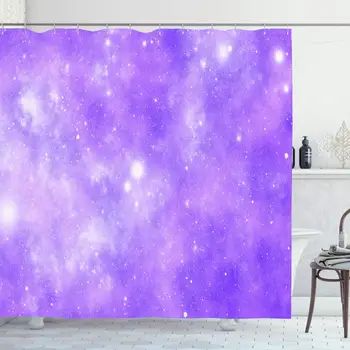 

Shower Curtain for Bathroom 72x72 Blue Astrology Abstract Universe Astronomy Deep Bang Moon Big Interstellar Black Cassiopeia
