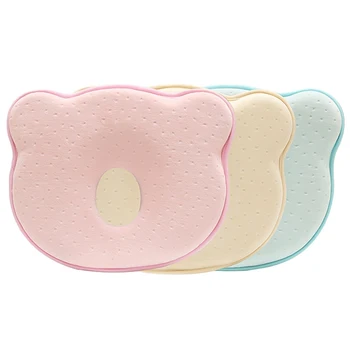 

Baby Bear Pillow Soft Toddler Sleep Positioner Prevent Flat Head Memory Foam Cushion Sleeping Support Protection Pillows