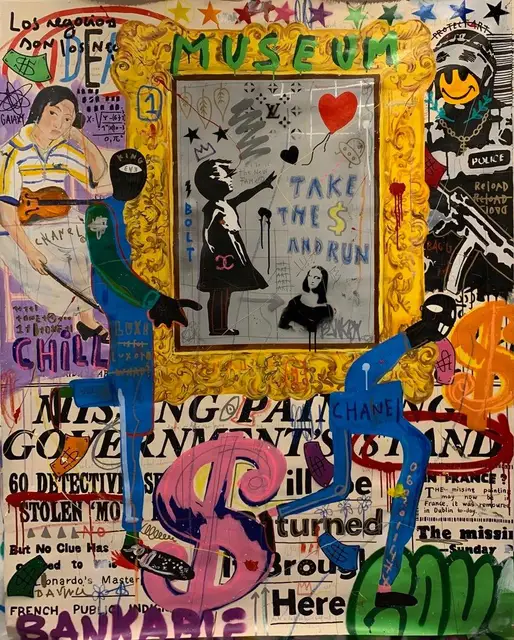 Modern Canvas Poster Painting Street Art Pictures Graffiti Art Painitngs on The Wall Art Posters and Prints Home Decoration IKU44-1